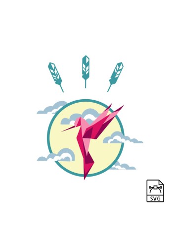 Illustration vectorielle Colibri